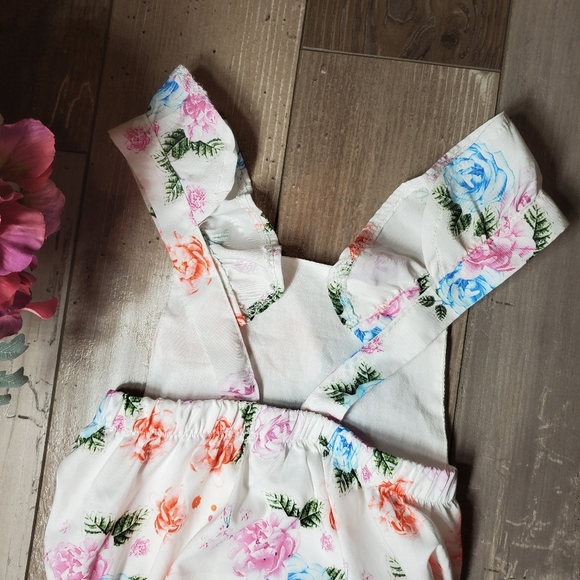 Floral Rose Baby Girl Bubble Romper Size 90 (18-24m) NWOT - Picture 11 of 13